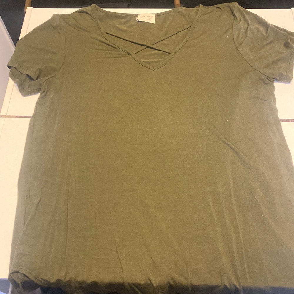 Olive tee